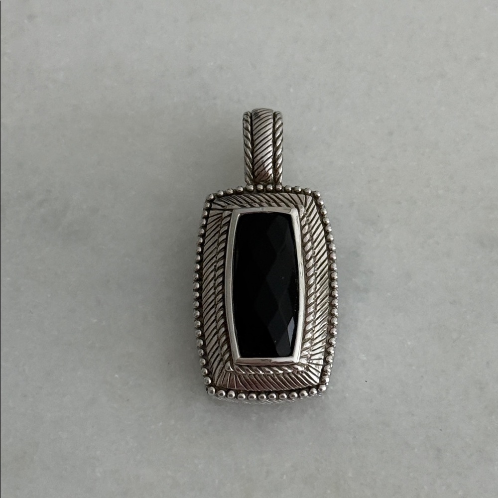Judith Ripka Black Onyx Pendant